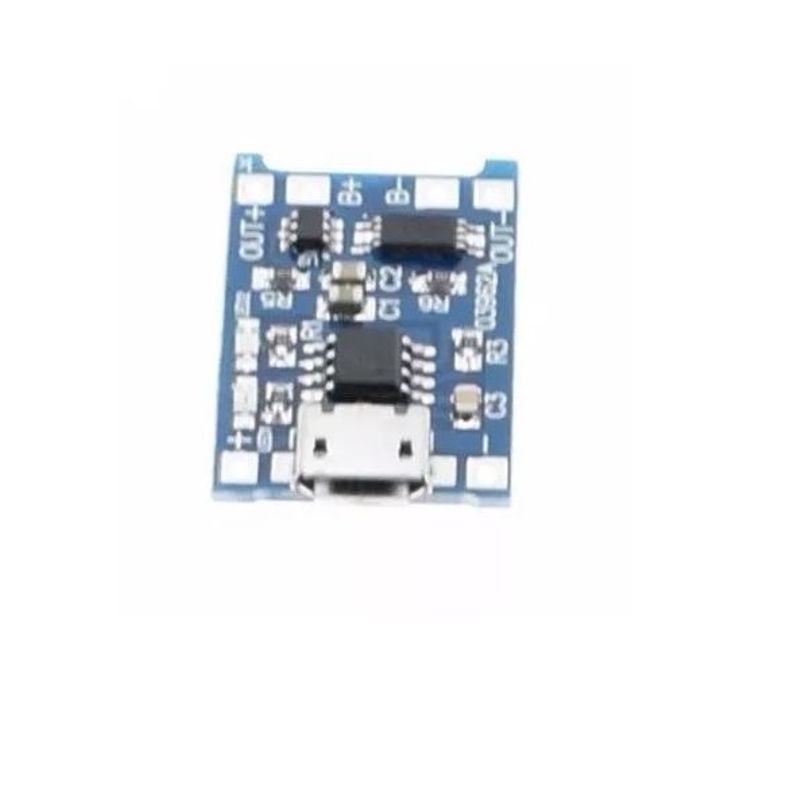 GENERICO - Cargador Tp4056 Batería 18650 Protegido compatible con Arduino