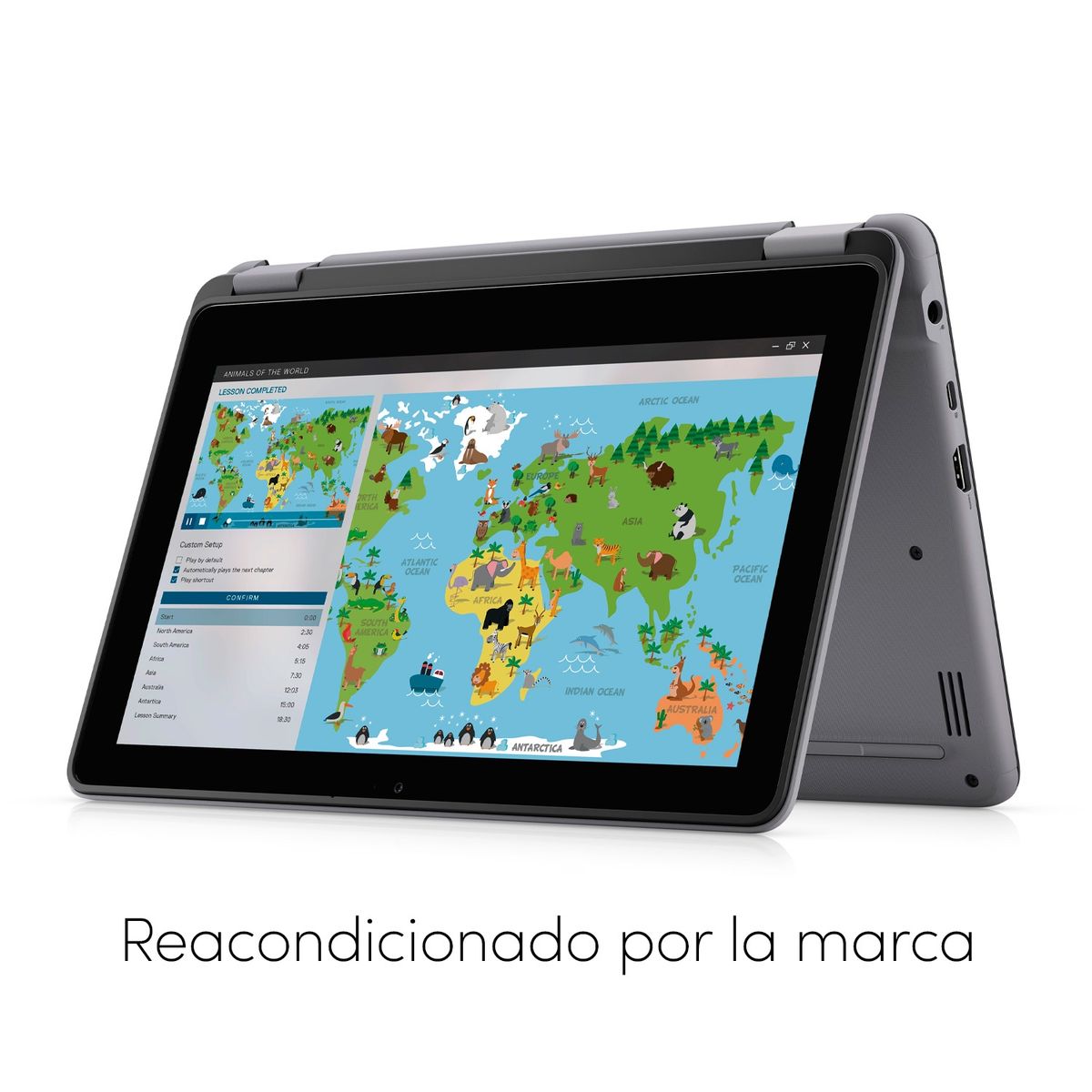 DELL - Notebook Dell 2 en 1 Latitude 3120 Celeron 4GB 128SSD 11.6" HD Táctil W11