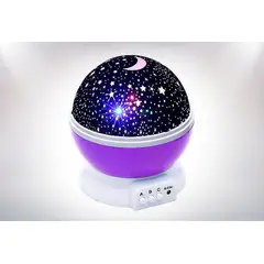 GENERICO - Proyector espantacuco de Cielo Estrellado de luz LED color Morado