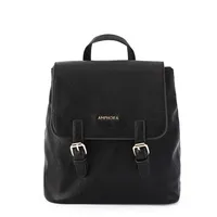 Mochila con tapa aimar mediana negro