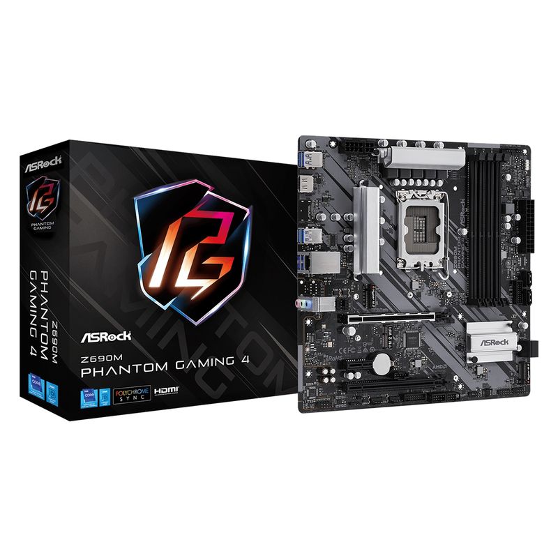 ASROCK - Placa Madre ASRock Z690M Phantom Gaming 4