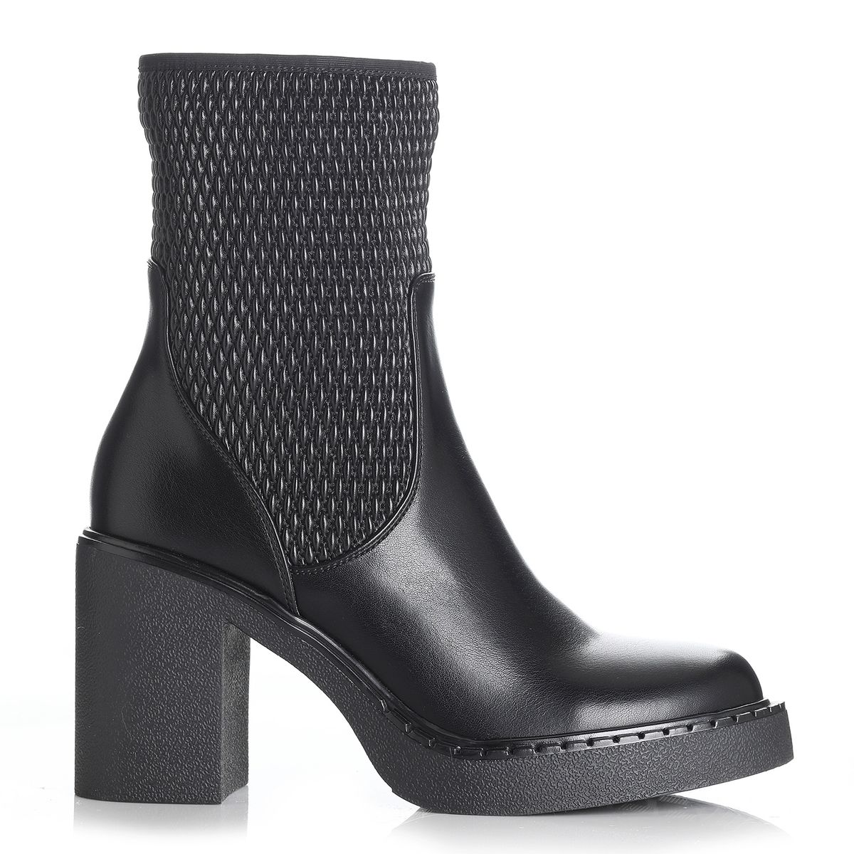 VIA UNO - Botin Mujer Negro Via Uno 12433419