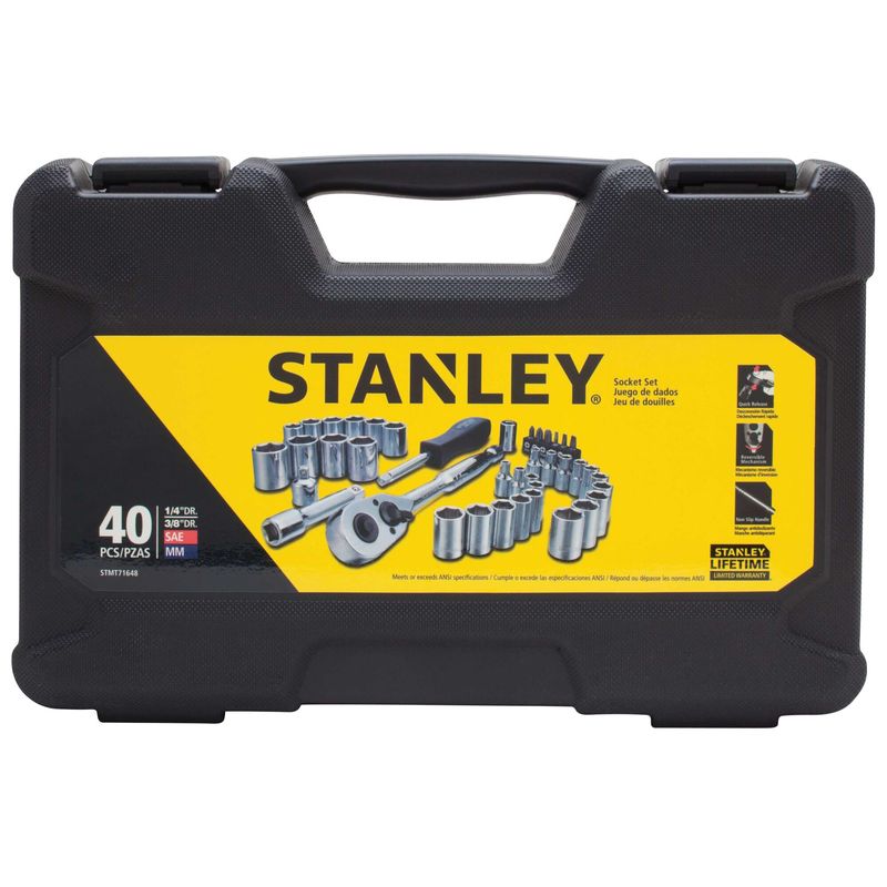 STANLEY - Juego Herramientas Mecánicas Pro 40 Piezas Stmt71648