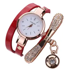 STARTECHOFFICE - Reloj de lujo Personalizado para Mujeres con Incrustaciones y Pulsera Diamantes Elegante