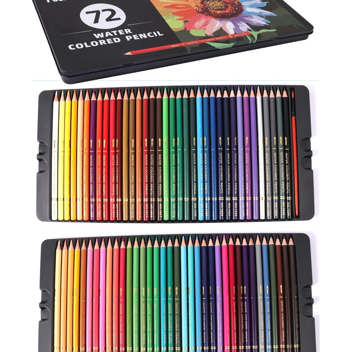FOSKA - Set 72 Lapices acuarela profesionales