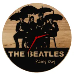 GENERICO - Reloj de Pared Artesanal - 31cm - Rainy Day
