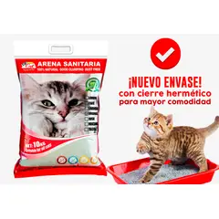 GENERICO - Arena sanitaria VIP CAT - 10 Kg - Aglutinante olor a lavanda
