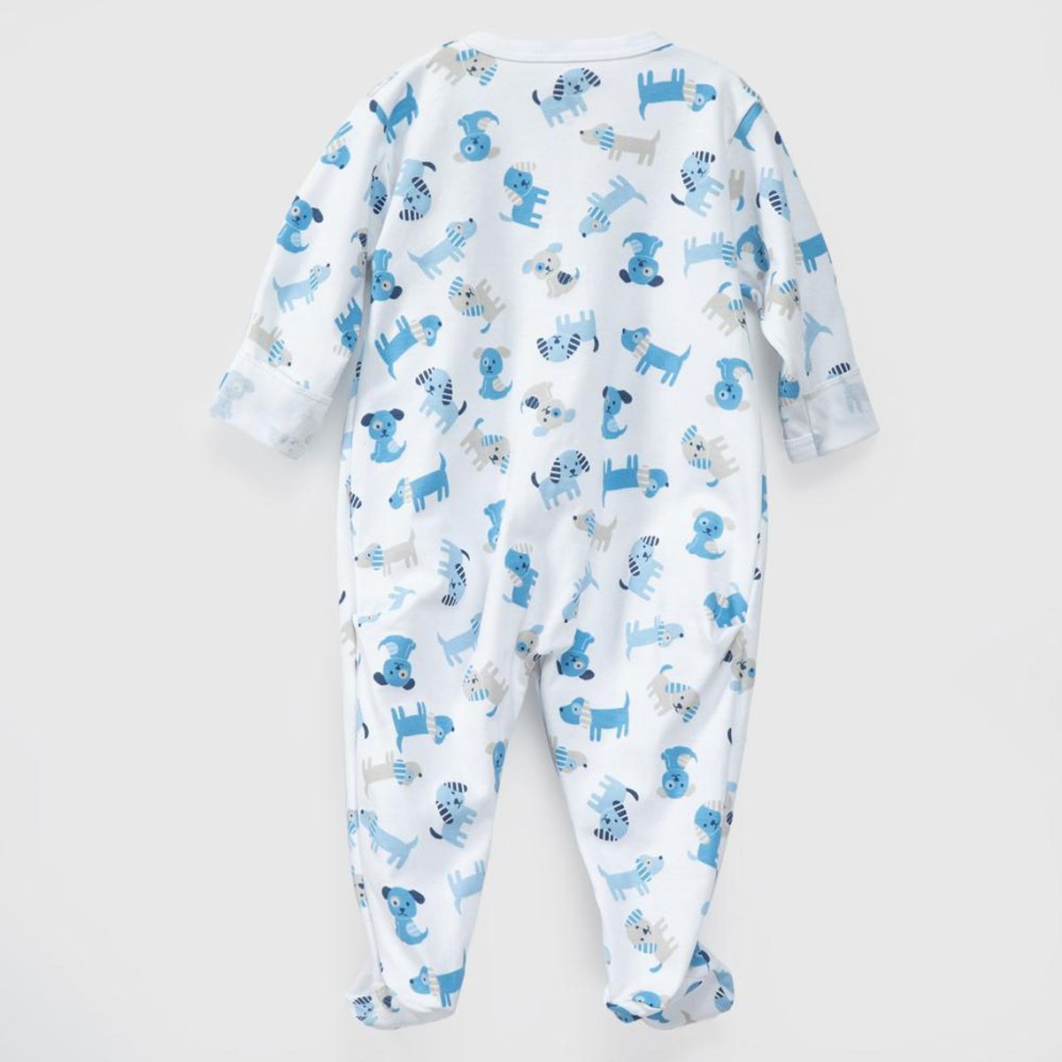 COYOTE KIDS - Enterito blanco perritos algodón peruano - Blanco