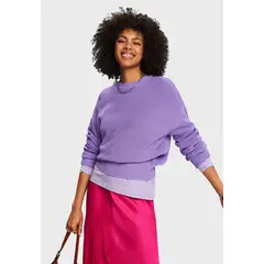 ESPRIT - Sweater De Manga Larga Mujer