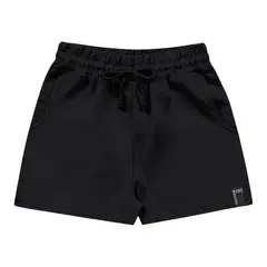 COYOTE KIDS - Short negro algodón - Negro