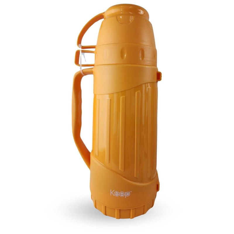 KEEP - Termo Keep 1.8 Litros Outdoor Resistente Cafe Te Bebidas Naranja.