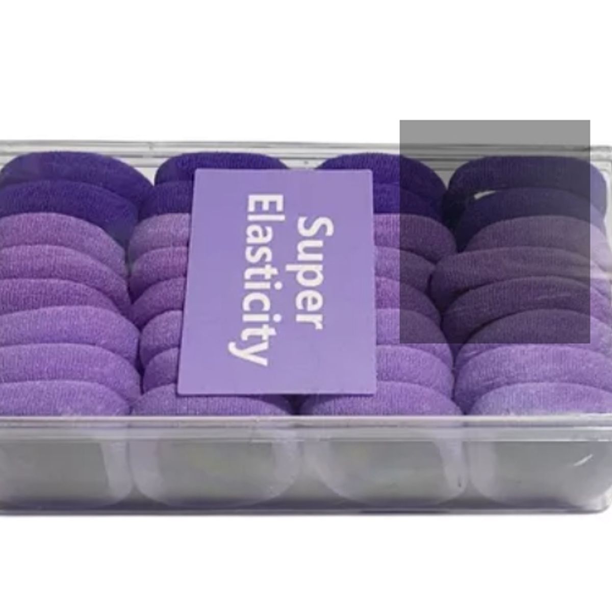GENERICO - Set 32 Colets Colores Gruesas Para Cabello Pelo Elástico Violeta