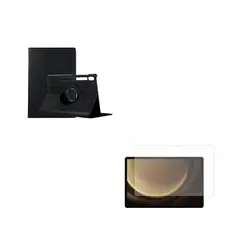 JOICO - Funda Giratoria Para Samsung S9 Fe Plus Lamina Vidrio Negro