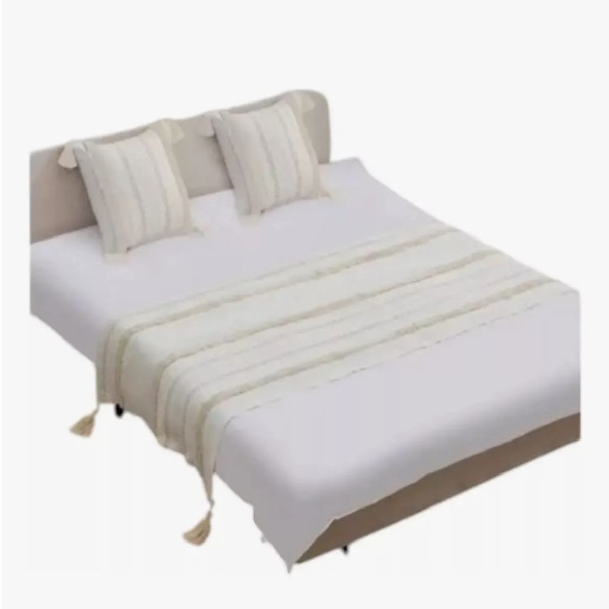GENERICO - Set Piecera Para Cama +2 Fundas
