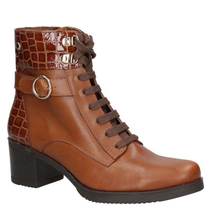 MINGO - Botín Casual Mujer Marrón Mingo