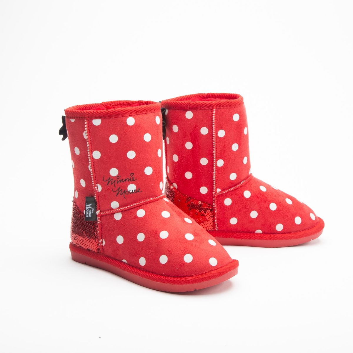 DISNEY - Bota Chiporro Niña Puntos Minnie Rojo Disney