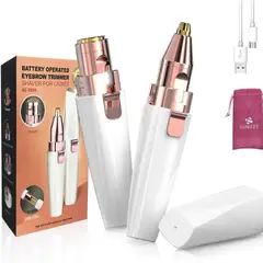 GENERICO - Depiladora de Precisión Facial 2 en 1