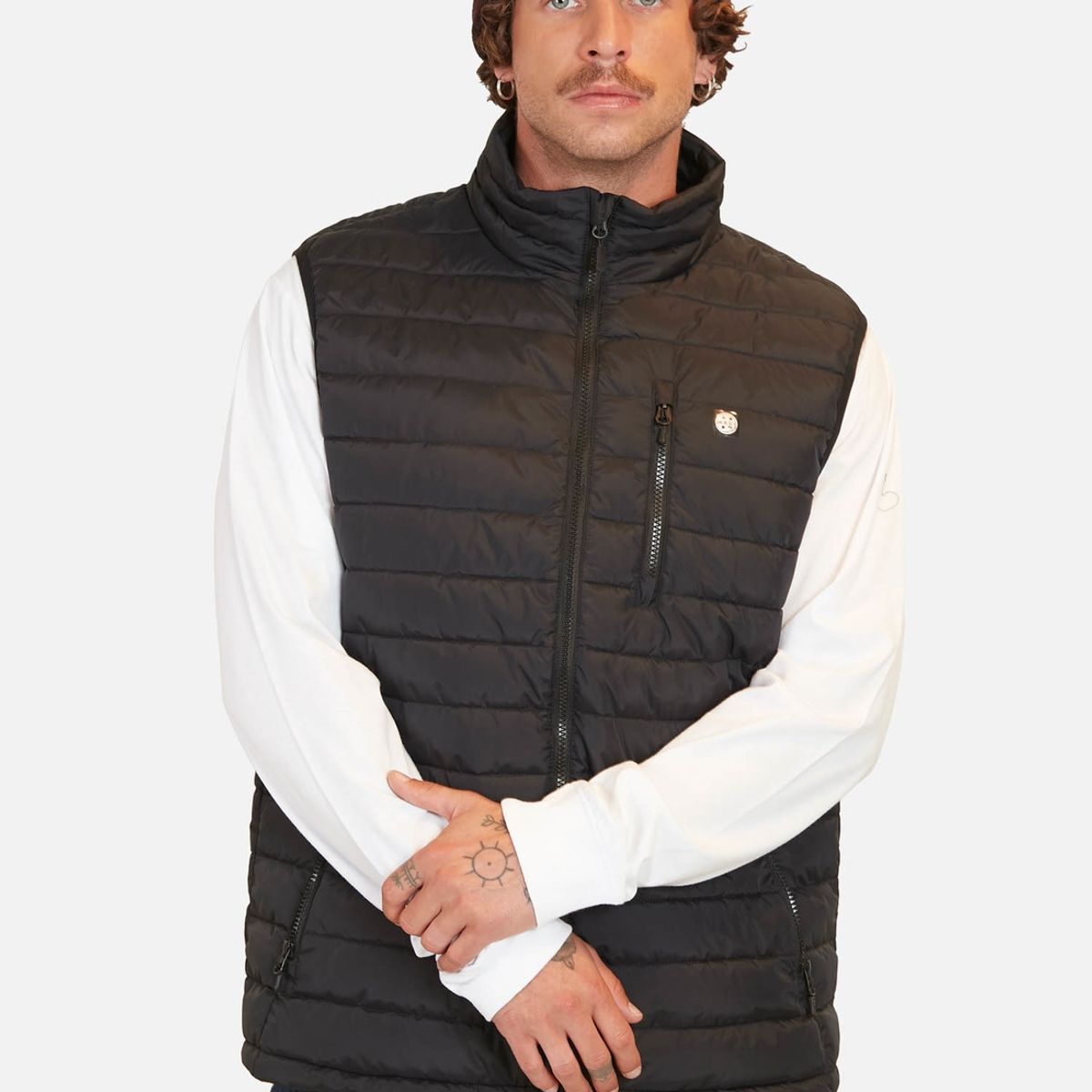 MAUI AND SONS - Parka Puffa Kanapali Negro Hombre Maui And Sons