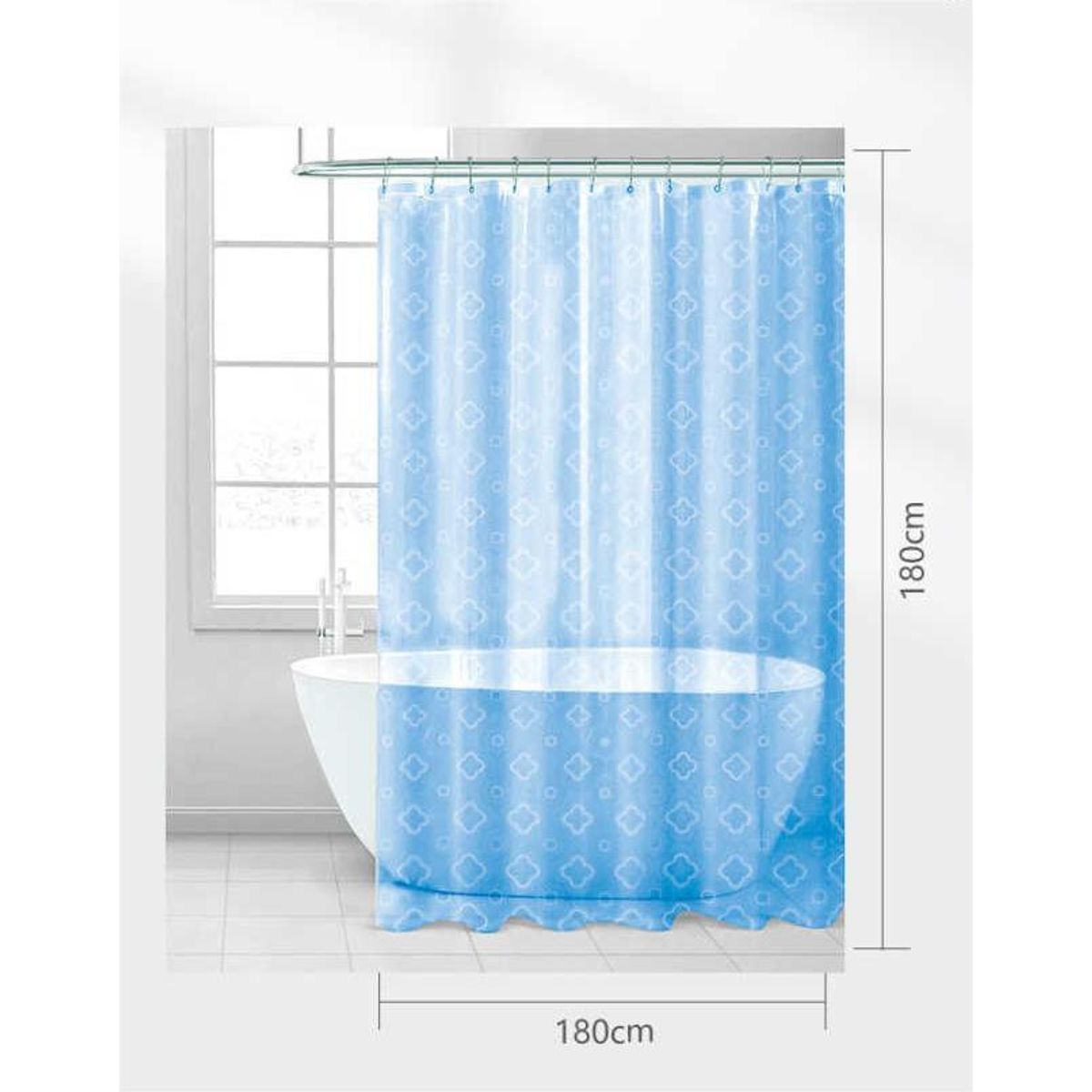 GENERICO - Cortina de Baño 180x180cm