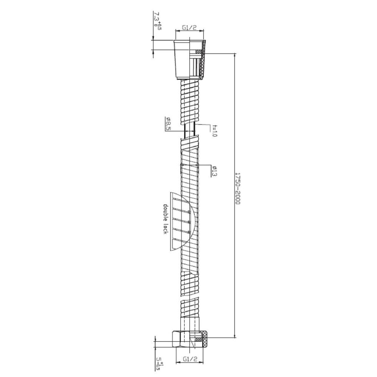 STRETTO - Flexible  Extendible 1,75 a 2,00 MT