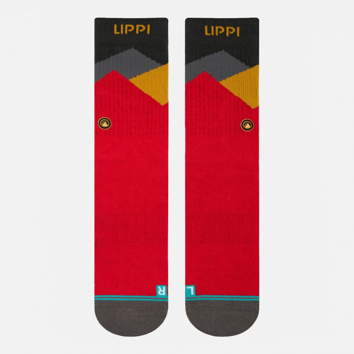 LIPPI - Calcetin Hombre Travel Walk Classic Socks Rojo Lippi
