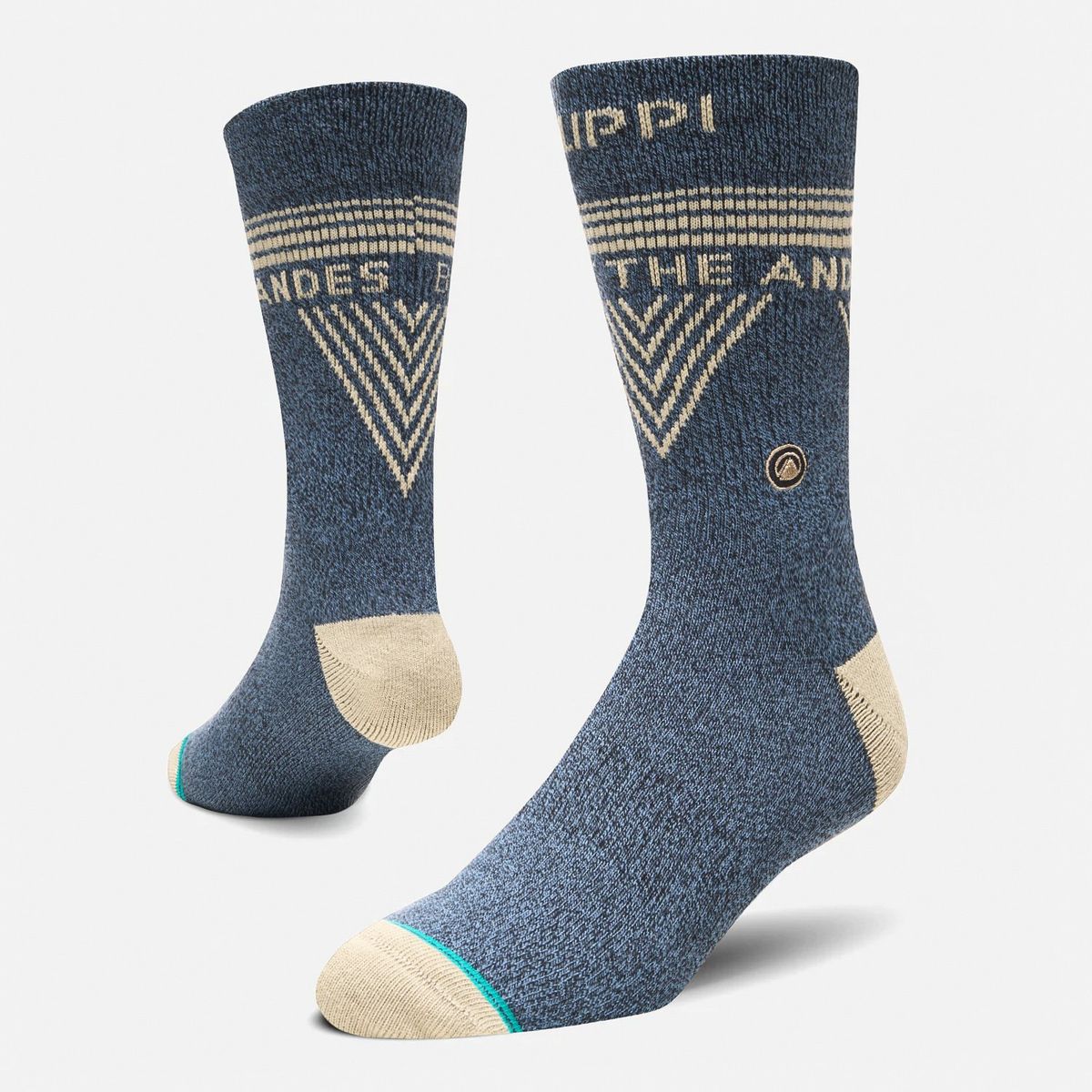 LIPPI - Calcetin Hombre Travel Walk Classic Socks Azul Marino Lippi