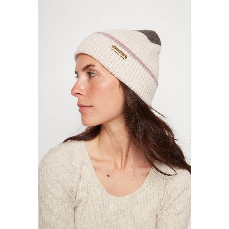 WILD LAMA - Gorro Noto Reciclado Beige