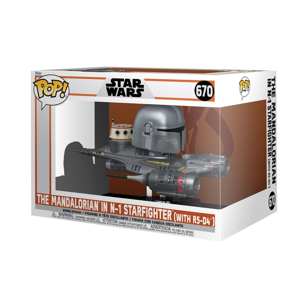 FUNKO - Funko Pop The Mandalorian & N-1 Starfighter Mnd S9 - 670