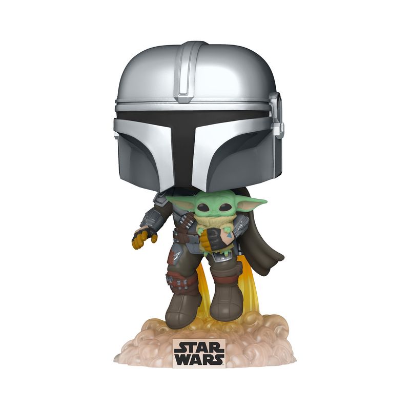 FUNKO - Funko Pop Mando Flying With Jet Pack The Mandalorian - 402