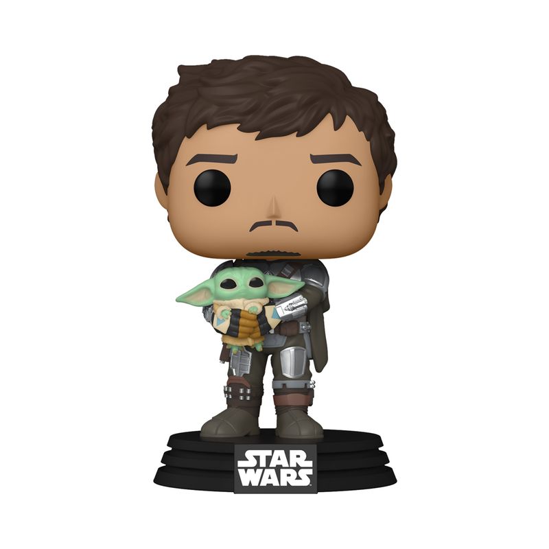 FUNKO - Funko Pop Mando Holding Child The Mandalorian - 461