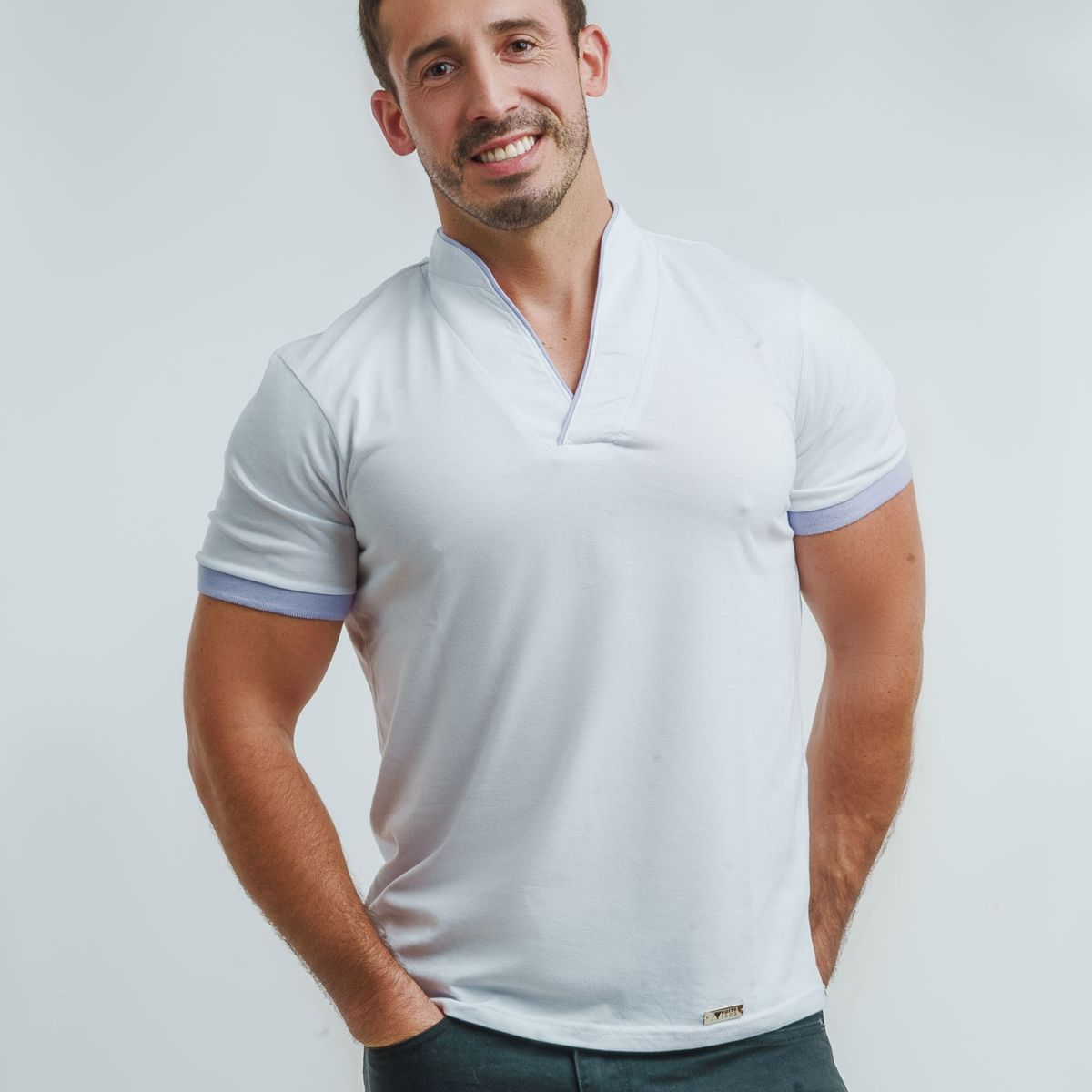 SUITE 1503 MEN'S BRAND EXPERIENCE - Polera Mao Manga Corta Algodón Hombre SUITE1503 Mens Brand Experience