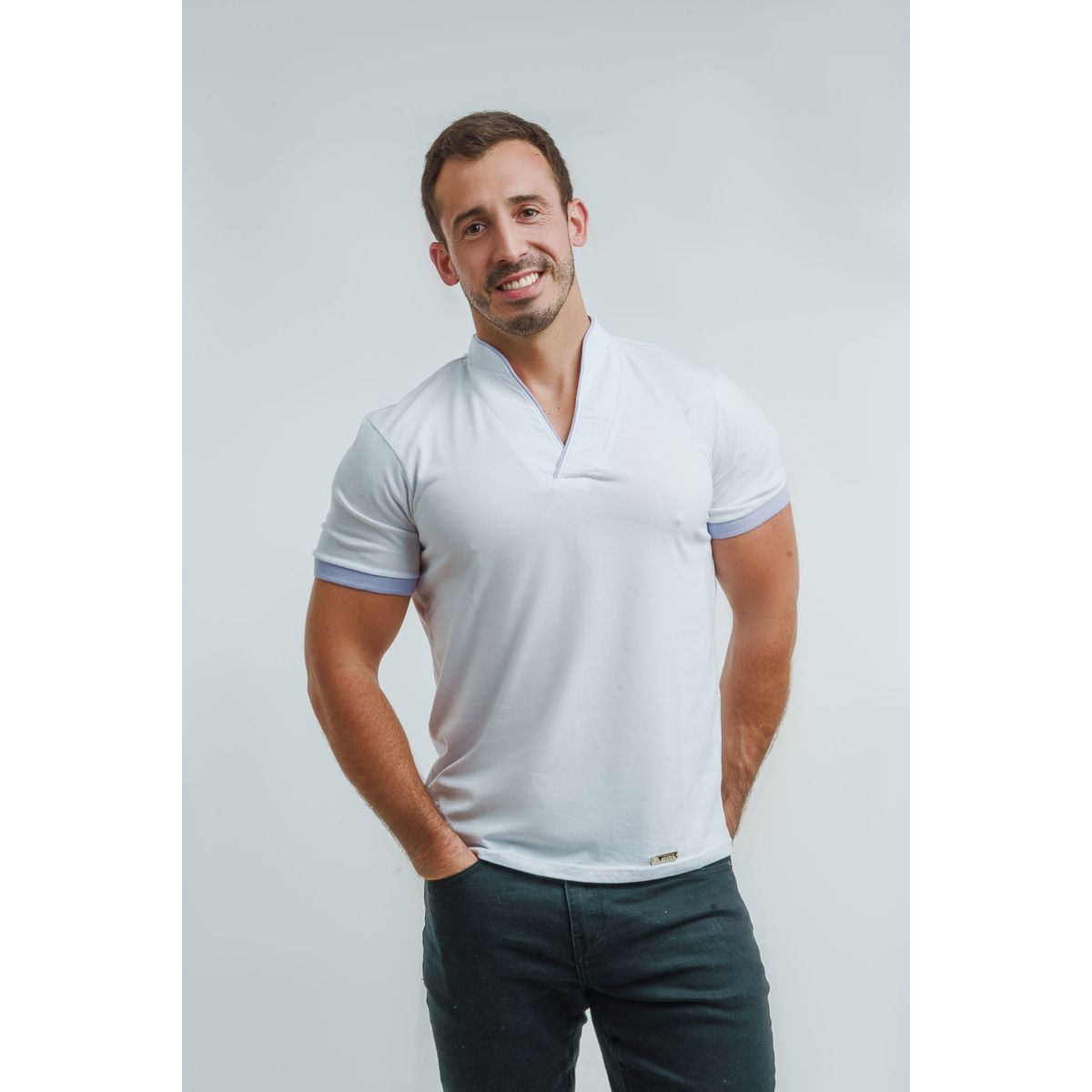 SUITE 1503 MEN'S BRAND EXPERIENCE - Polera Mao Manga Corta Algodón Hombre SUITE1503 Mens Brand Experience