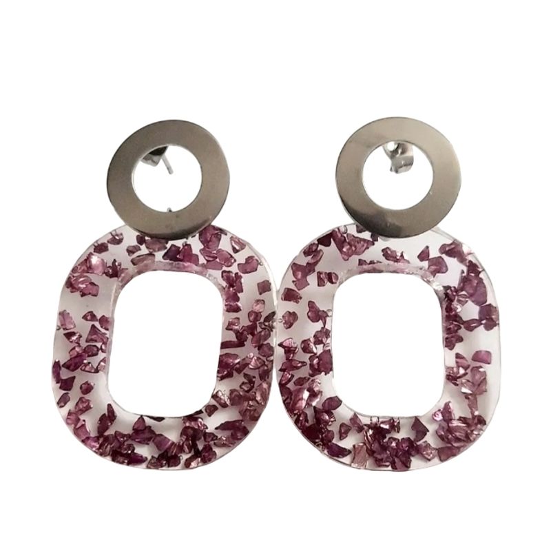 CATHALIFAUDJOYAS - AROS PIEDRAS RESINA Y ACERO CATHALIFAUDJOYAS
