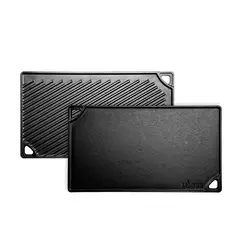 LODGE - Parrilla/Plancha Reversible Double Play - Negro