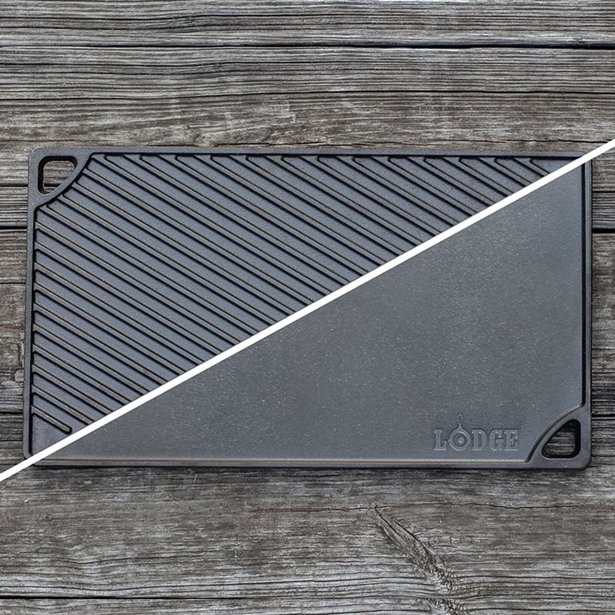 LODGE - ParrillaPlancha Reversible Double Play LODGE CAST IRON
