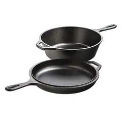 LODGE - Juego de Sártenes Hierro Fundido CAST IRON