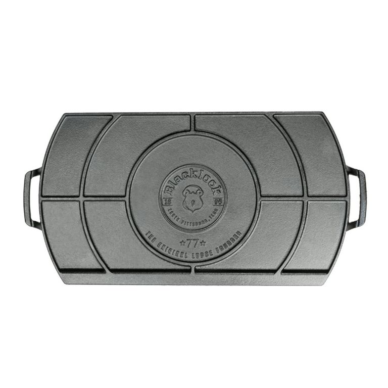 Plancha Doble Quemador Blacklock CAST IRON