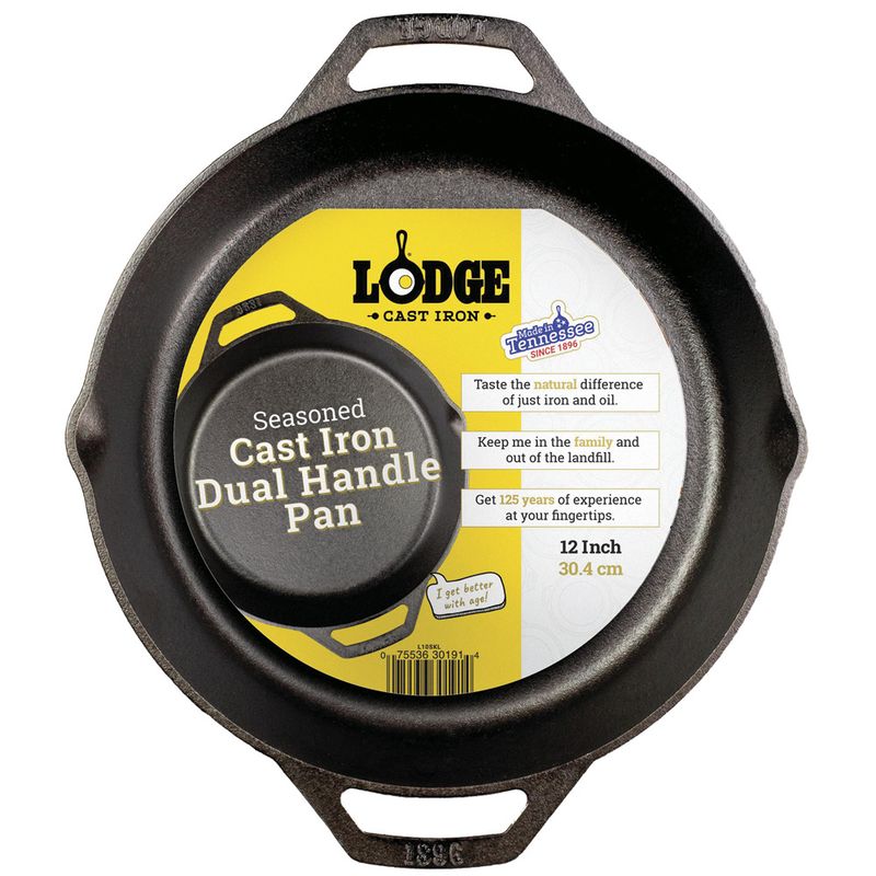 LODGE - Sartén Doble Asa Hierro Fundido LODGE CAST IRON