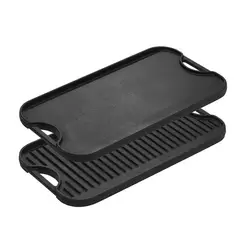 LODGE - Parrilla/Plancha Reversible Pro Grid - Negro
