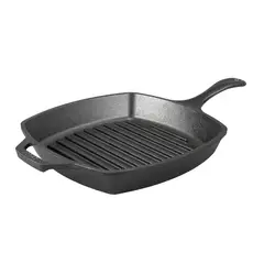 LODGE - Parrilla Cuadrada Hierro Fundido 27 cm CAST IRON
