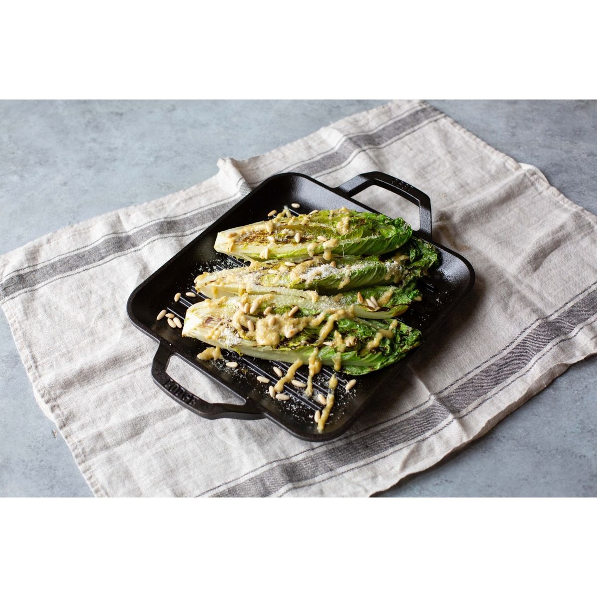 LODGE - Sartén Cuadrado Parrilla Hierro Fundido 28 cm LODGE CAST IRON