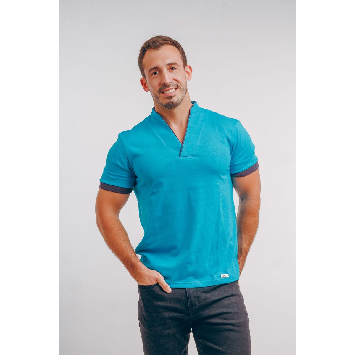 SUITE 1503 MEN'S BRAND EXPERIENCE - Polera Mao Manga Corta Algodón Hombre SUITE1503 Mens Brand Experience