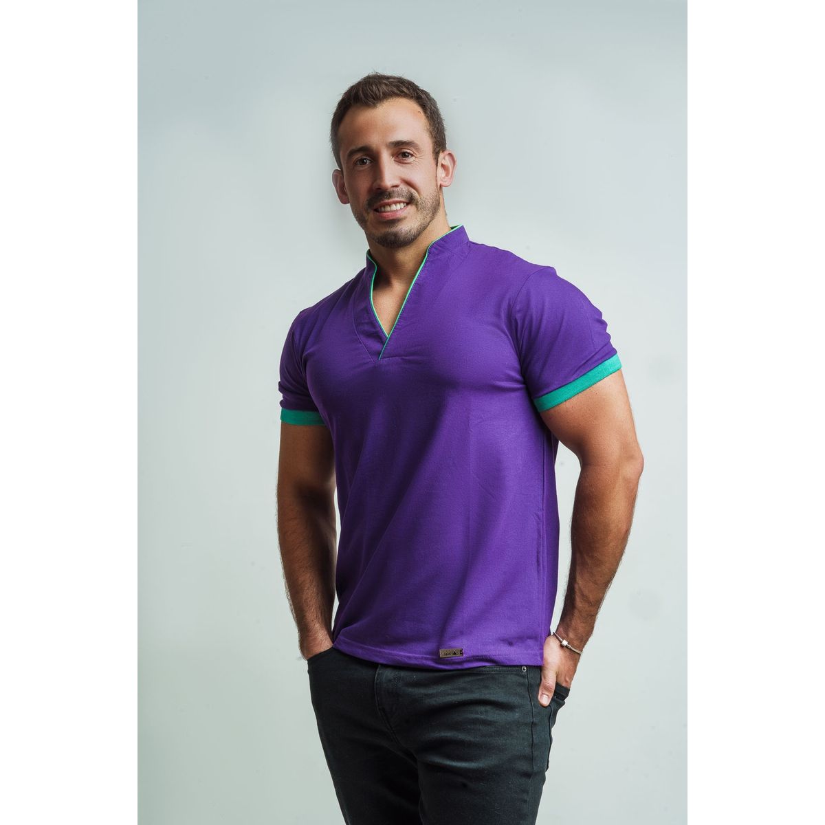 SUITE 1503 MEN'S BRAND EXPERIENCE - Polera Mao Manga Corta Algodón Hombre SUITE1503 Mens Brand Experience