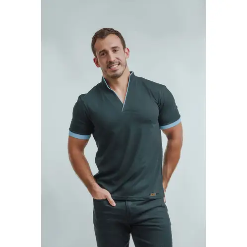 SUITE 1503 MEN'S BRAND EXPERIENCE - Polera Mao Manga Corta Algodón Hombre SUITE1503 Mens Brand Experience