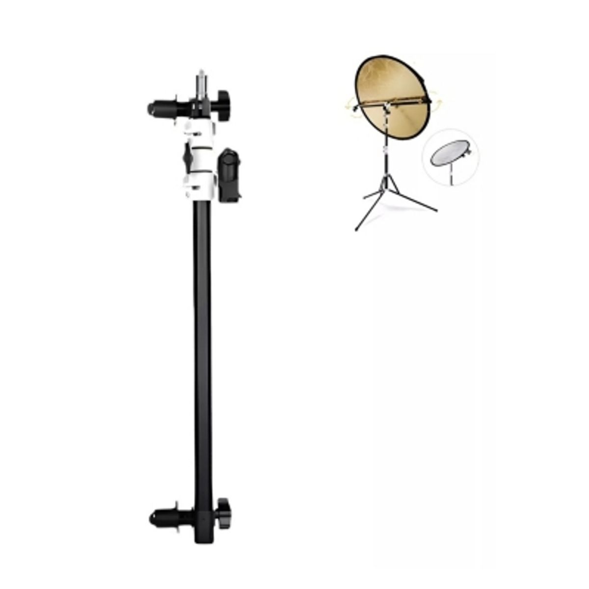 GENERICO - Soporte Boom Telescopico 470-1250 Mm Reflector Y Flash Foto
