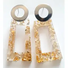 CATHALIFAUDJOYAS - AROS PIEDRAS RESINA Y ACERO