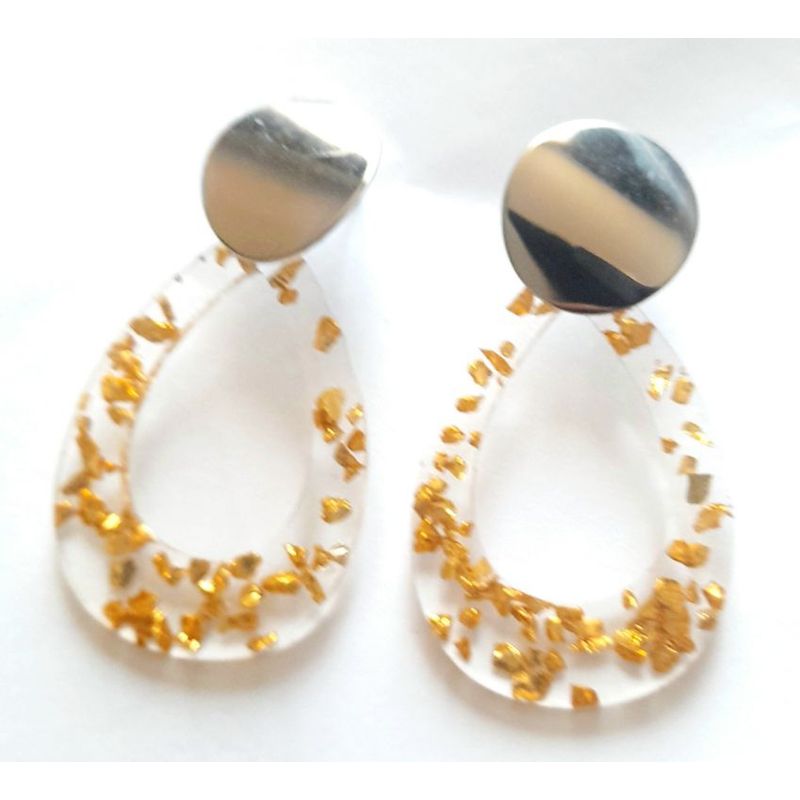 CATHALIFAUDJOYAS - AROS PIEDRAS RESINA Y ACERO CATHALIFAUDJOYAS