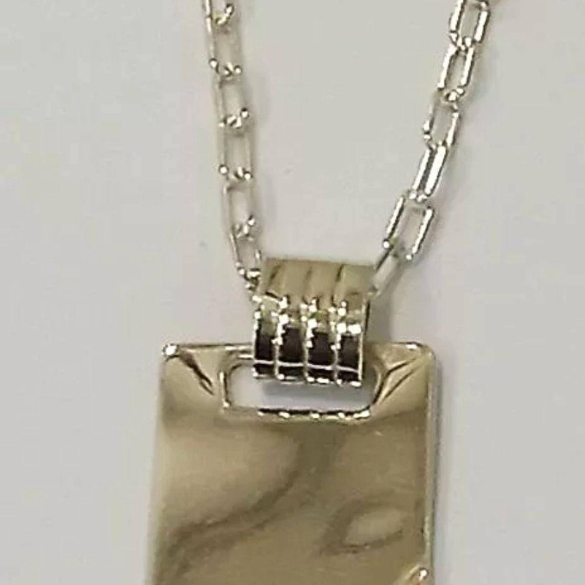 GENERICO - EXCLUSIVA PLACA DE PLATA FINA Y ORO 18 KTES