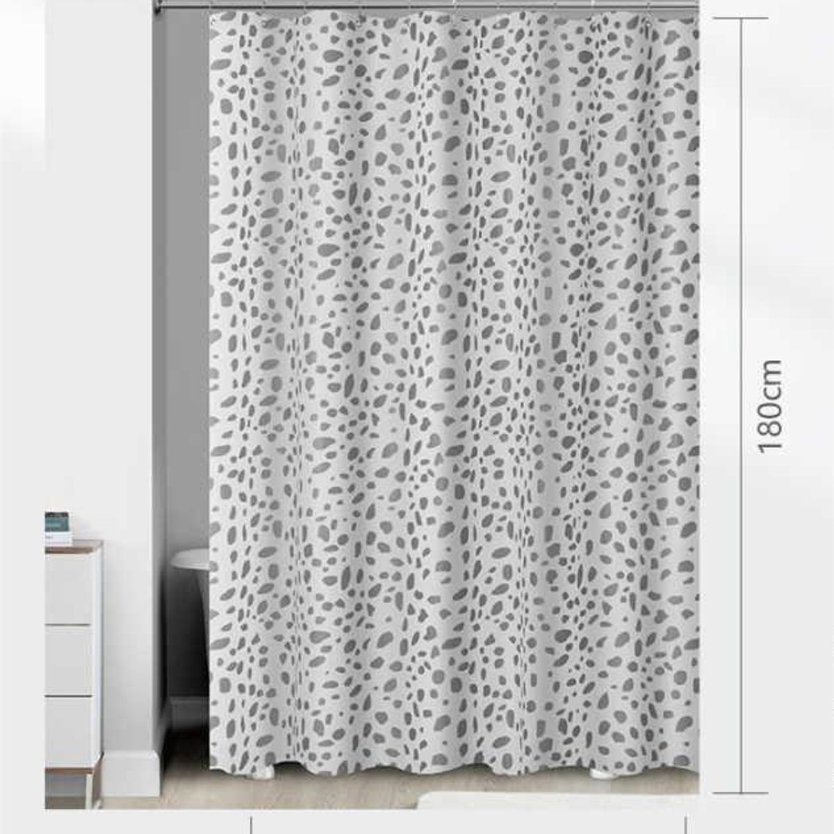 GENERICO - Cortina de Baño 180x180cm