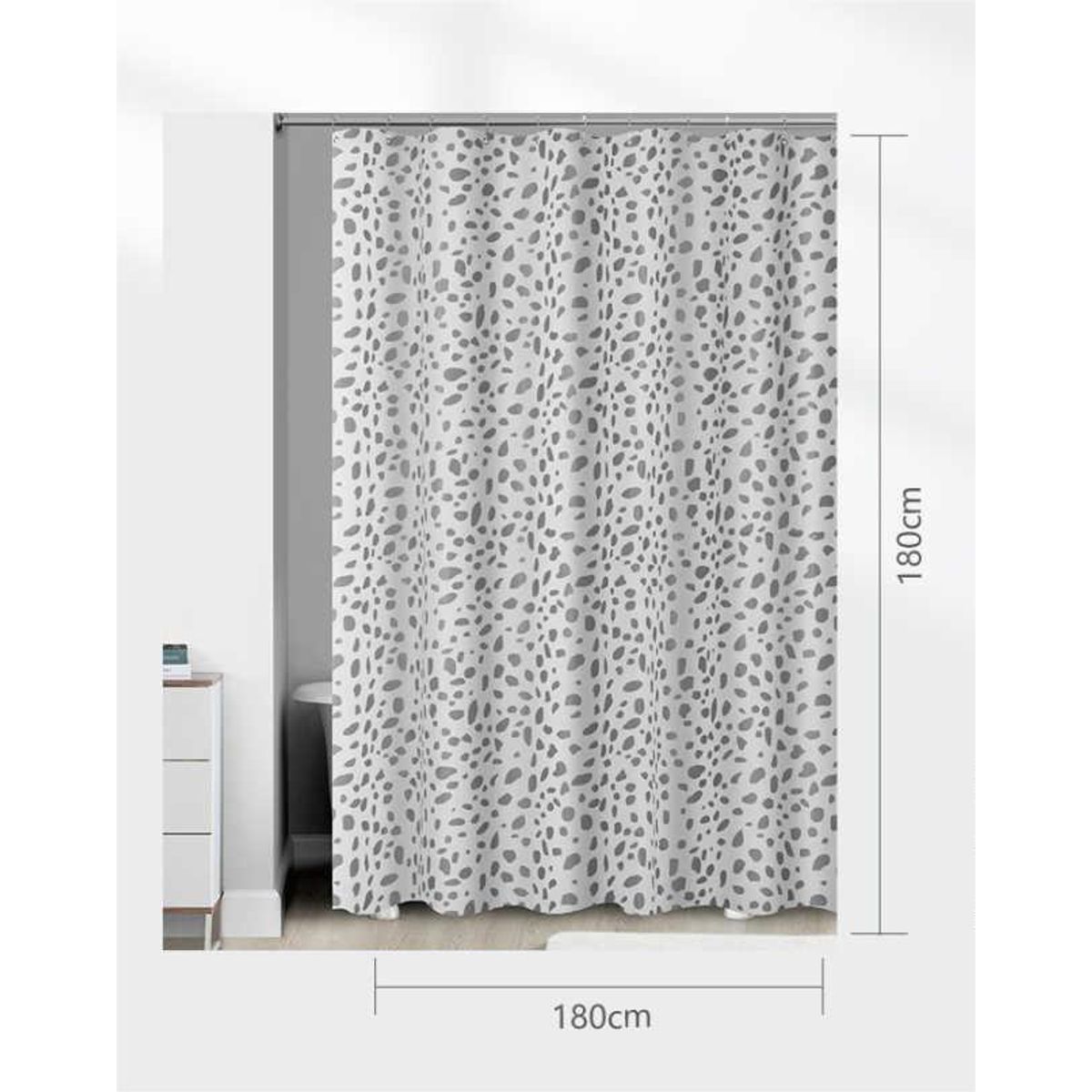 GENERICO - Cortina de Baño 180x180cm